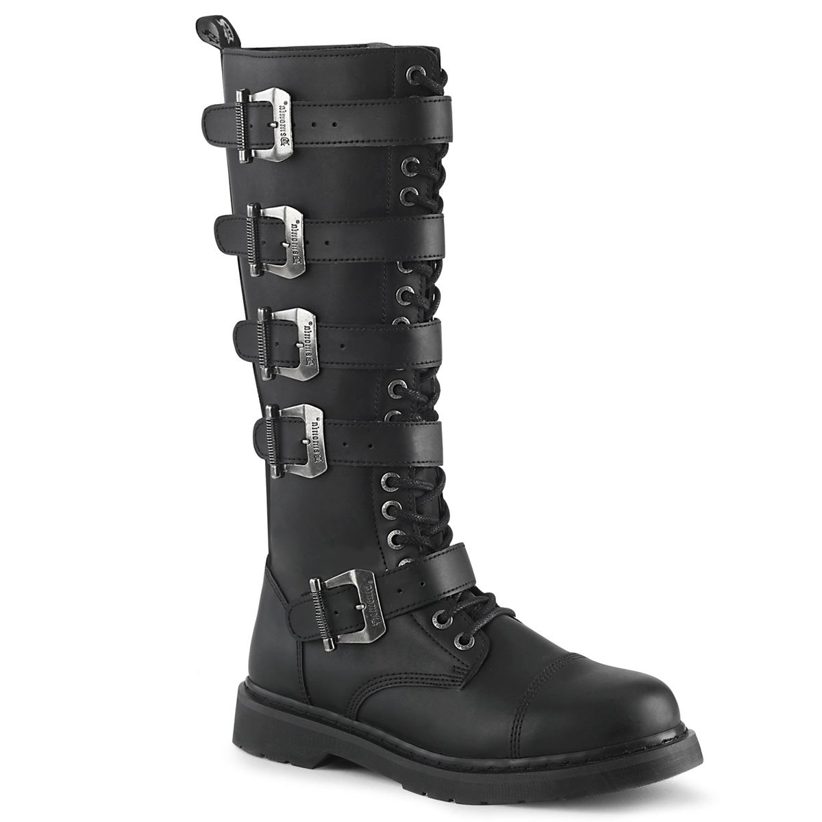 Botas de combate Demonia Bolt-425 Vegan Cuero Mujer Negros | MX-4-TAH