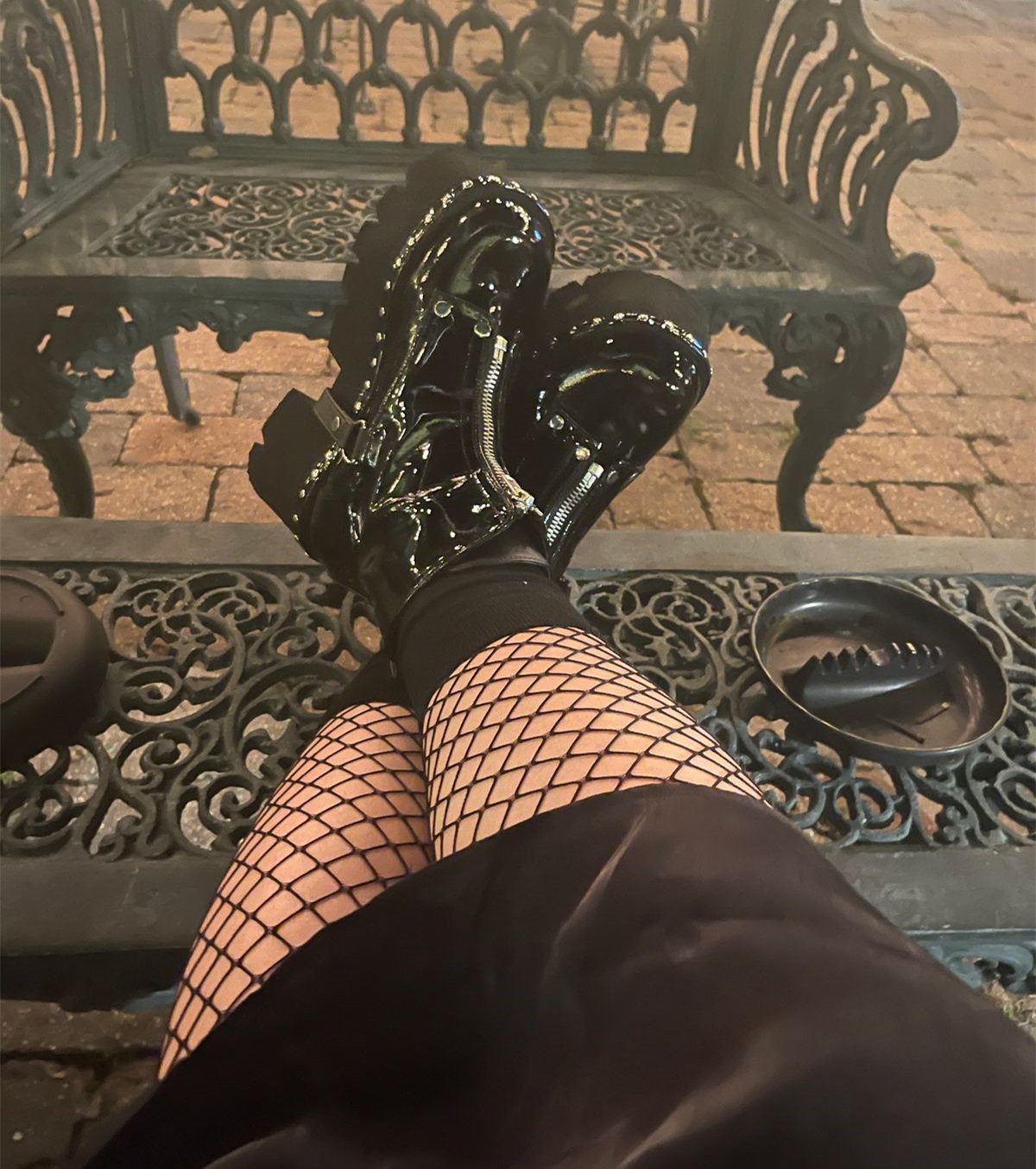 Botines Demonia Ashes-100 Vegan Cuero Mujer Negros | MX-7-XNY
