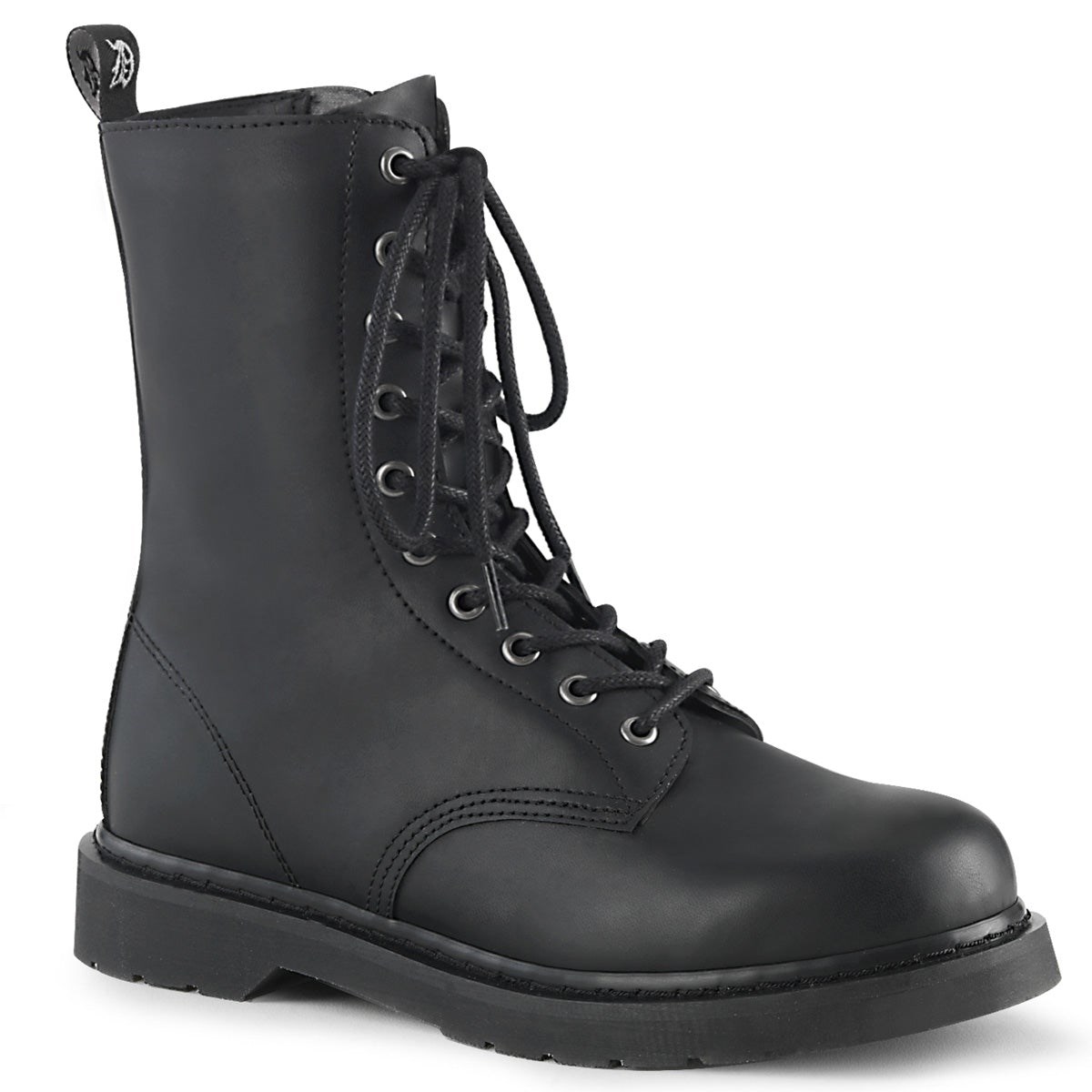 Botines Demonia Bolt-200 Vegan Cuero Hombre Negros | MX-6-WUL