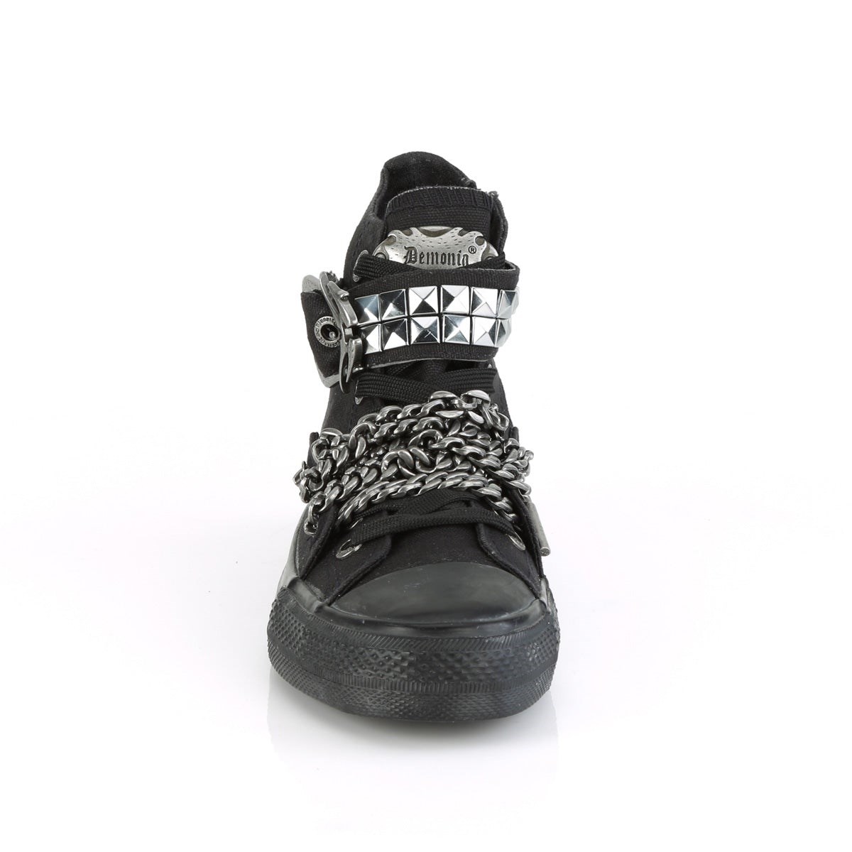 Tenis Demonia Deviant-110 Lona Hombre Negros | MX-7-ODQ