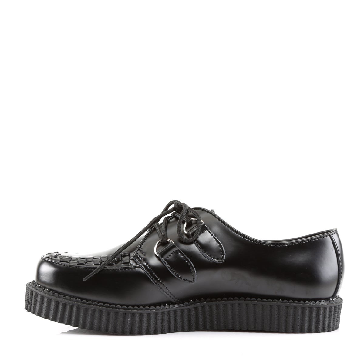 Zapatos Creepers Demonia Creeper-602 Cuero Hombre Negros | MX-4-ZSF