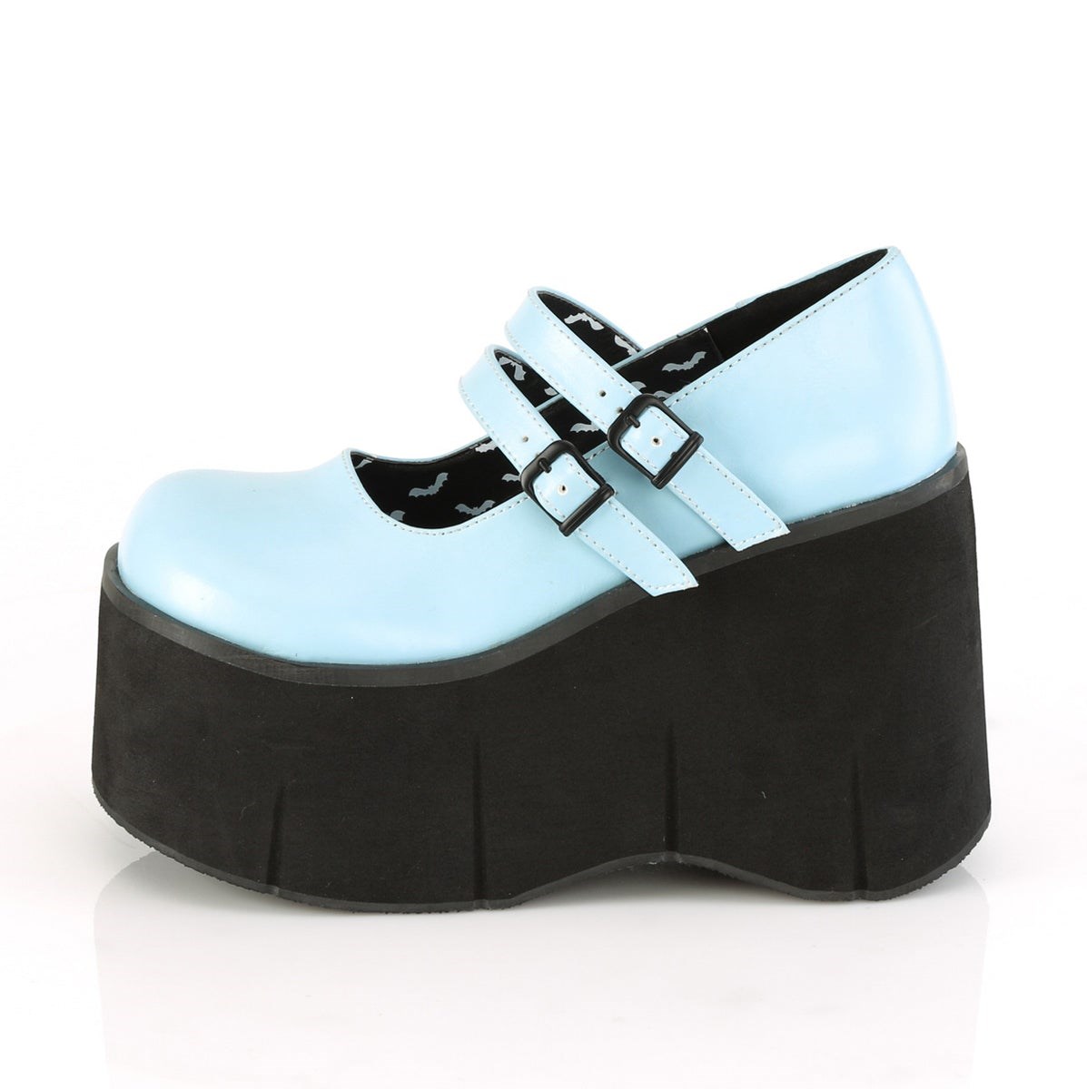 Zapatos Mary Jane Demonia Kera-08 Vegan Cuero Mujer Azules Claro | MX-8-FOB