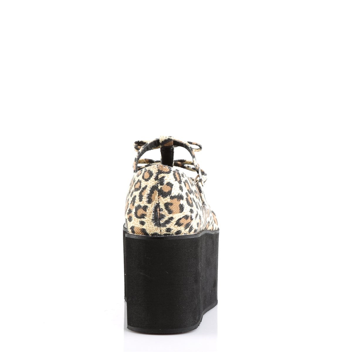 Zapatos Plataforma Demonia Click-08 Animal Mujer Leopardo | MX-6-DWU